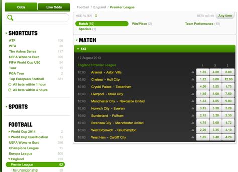 odds portal|Premier League Betting Odds & Fixtures .
